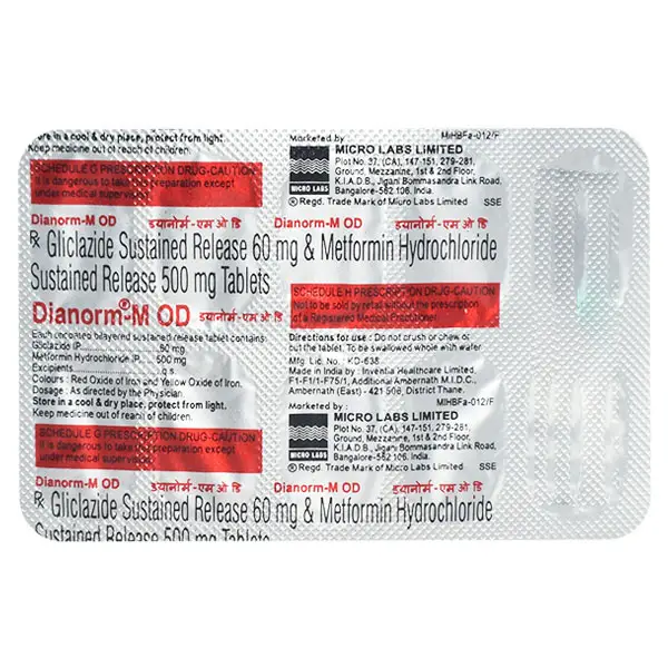 Dianorm-M OD Tablet SR